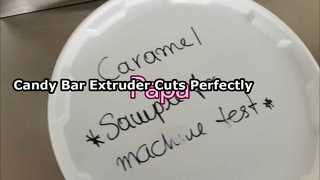 판매를 위한 초음파 절단기를 가진 Papa 대중적인 P308 캐러멜 캔디바 압출기